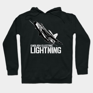 English Electric RAF Lightning UK Jet Fighter Aircraft Airplane Plane Hoodie